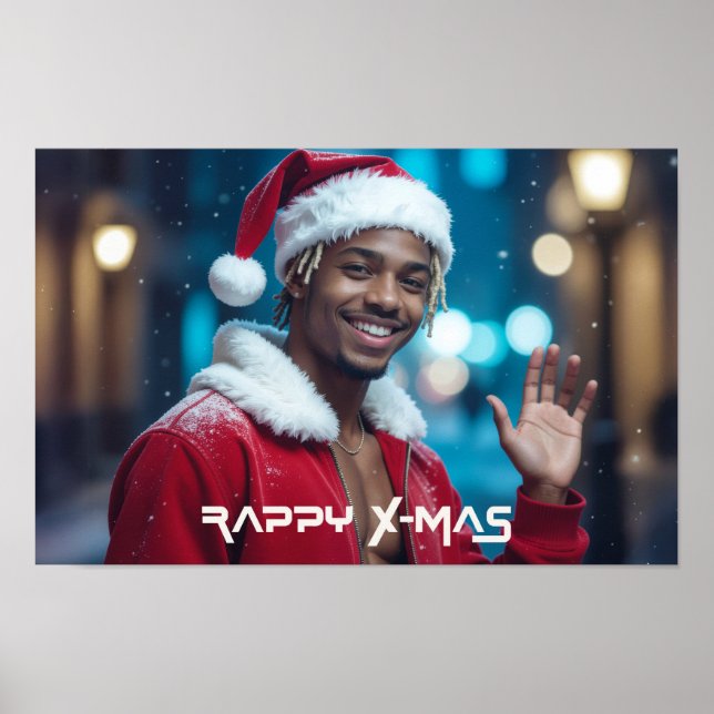 RAPPY WEIHNACHTEN POSTER (Vorne)