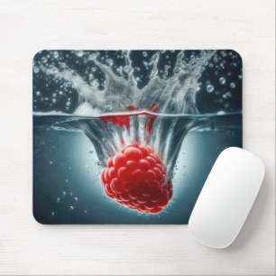 Rapsbeere in Wasser eintauchen Mousepad