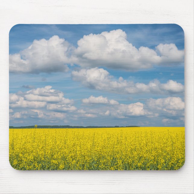 Rapsfeld & Wolken Mousepad (Vorne)