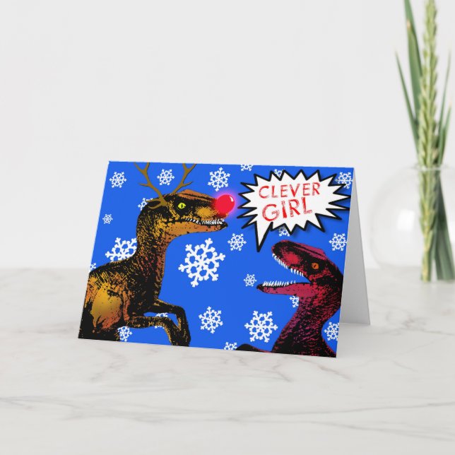 Raptor avec votre nez si lumineux ! - Carte de (Devant)