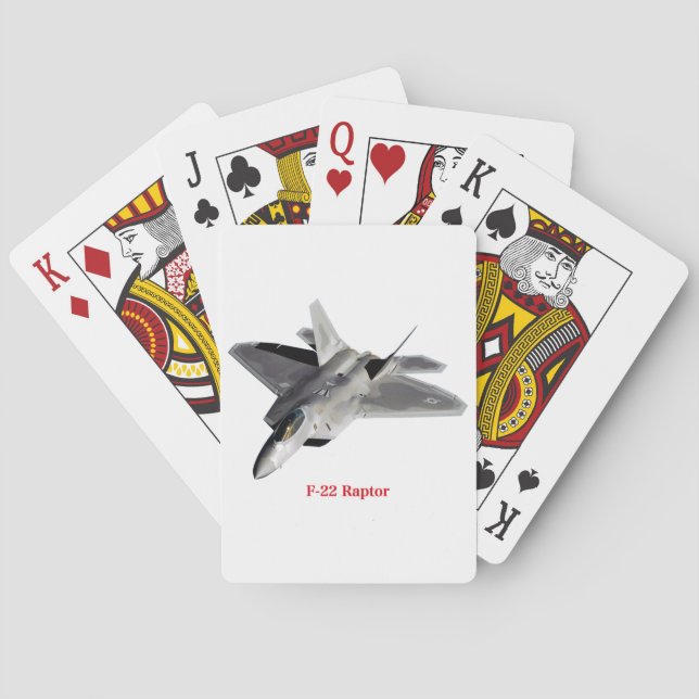 Raptor F-22 Spielkarten (Rückseite)