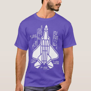 Raptor Flugzeug F22 Jet Kämpfen Souvenir und Kampf T-Shirt