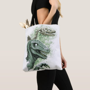 Raptor in Grün Tasche