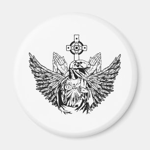 Raptor Jesus Lieben Sie Magnet