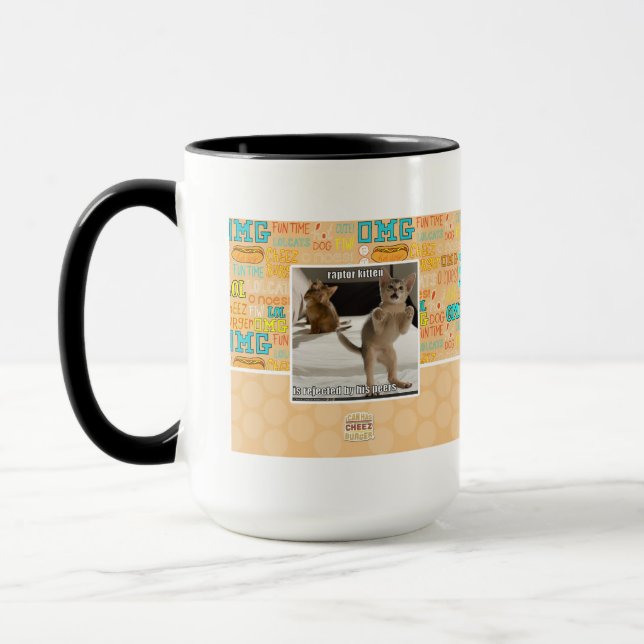 Raptor Kitten Tasse (Links)