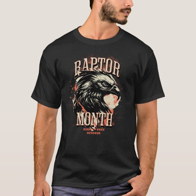 Raptor Month, Adler T-Shirt (Vorderseite)