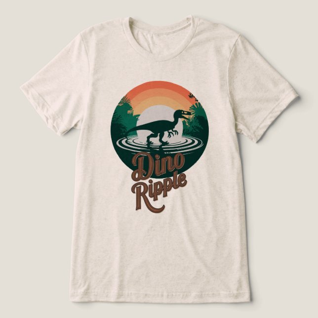 Raptor Ripple Tri-Blend Shirt (Design Vorderseite)