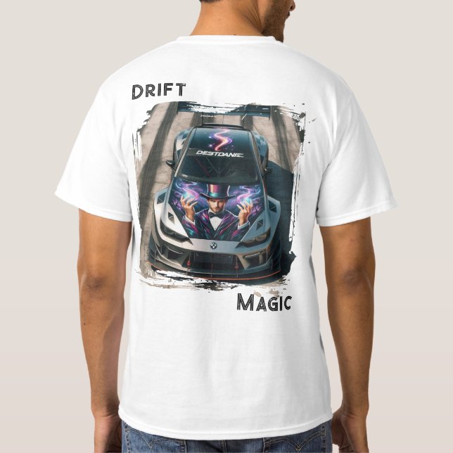 Raptor Wing Emblem Kunst T-Shirt (Rückseite)