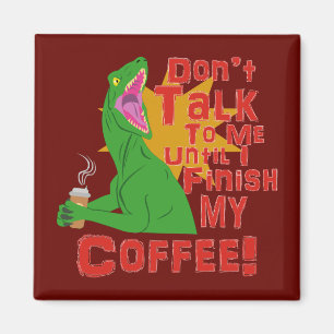 Raptoren und Kaffee Magnet