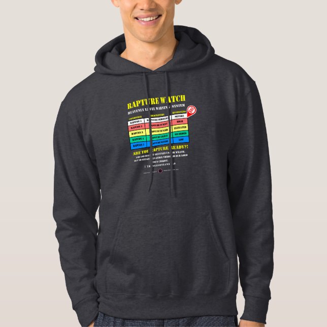 Rapture Alert Levels Hoodie (Vorderseite)