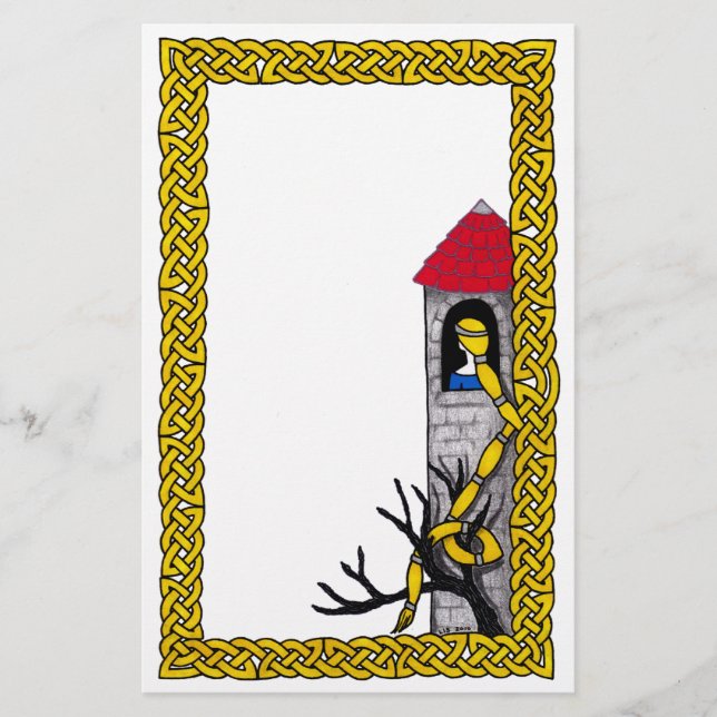 Rapunzel Briefpapier (Vorderseite)