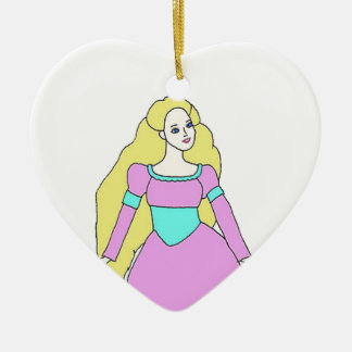 Rapunzel Keramik Ornament