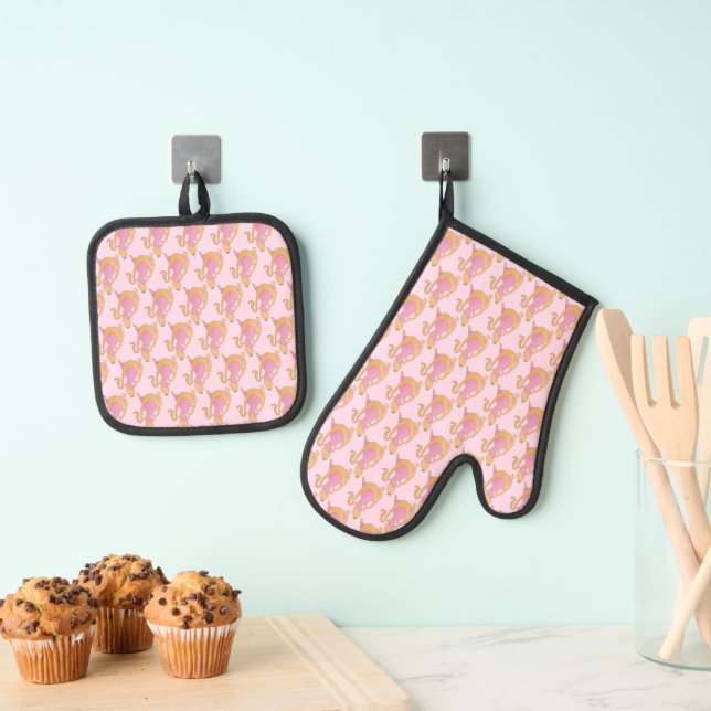 Rapunzel Oven Mitt & Pot Holder Set (Insitu (Hängend))