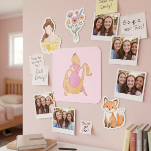 Rapunzel Quadratischer Aufkleber