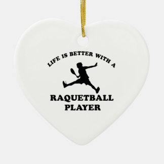 Raquetball vektorentwürfe keramik ornament