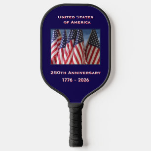 Raquette De Pickleball 250e anniversaire USA Patriotic American Flags