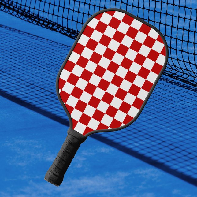 Raquette De Pickleball À damiers couleur personnalisée (Créateur téléchargé)