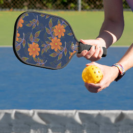 Raquette De Pickleball À motif floral