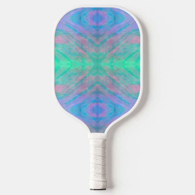 Raquette De Pickleball Abalone Shell Aquarelle Mère de Pierre Perle (Recto)