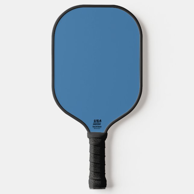 Raquette De Pickleball Acier bleu gris couleur solide (Recto)