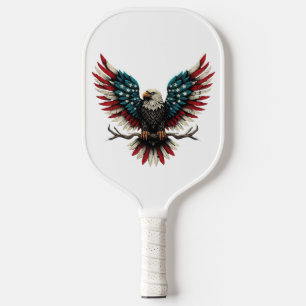 Raquette De Pickleball Aigle rustique patriotique américain/américain cha