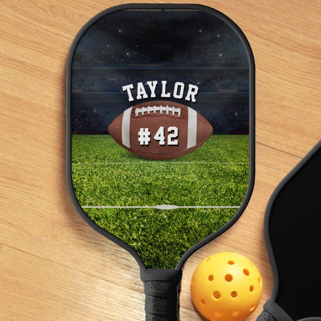 Raquette De Pickleball American Football Field Name Team Jersey Numéro (american football pickleball paddle)
