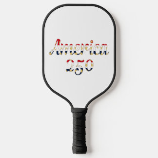 Raquette De Pickleball Amérique 250 Rouge, Blanc Bleu Faux Or