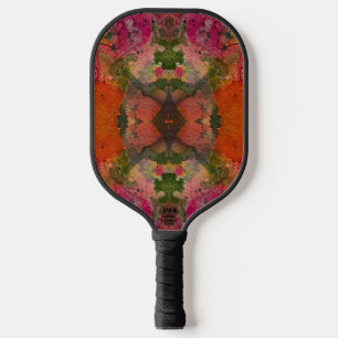 Raquette De Pickleball Aquarelle Et Encre Abstraite Jolie Peinture Art