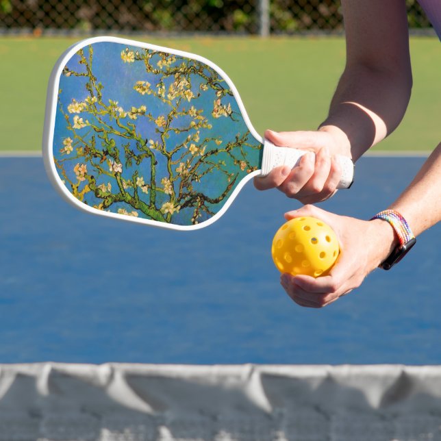 Raquette De Pickleball Arbre aux amandes en fleurs par Vincent van Gogh (Insitu)