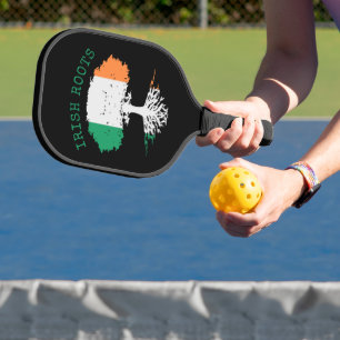 Raquette De Pickleball Arbre de la famille des racines irlandaises