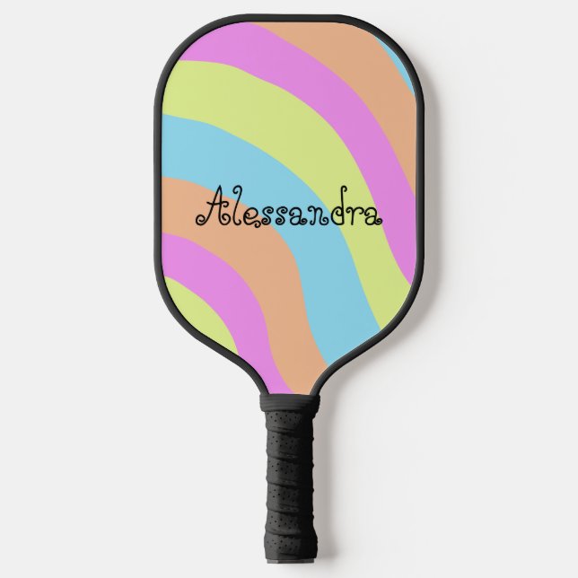 Raquette De Pickleball Arc-en-ciel (Recto)