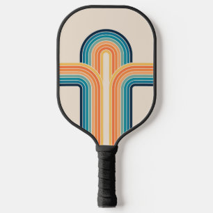 Raquette De Pickleball Arcs triples et colorés