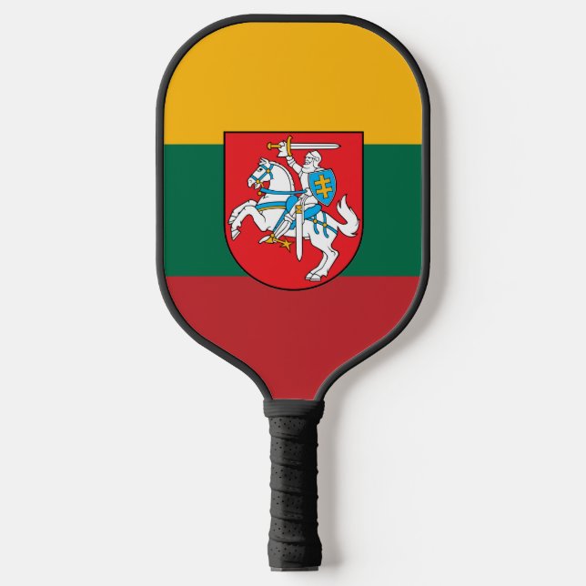 Raquette De Pickleball Armoiries de la Lituanie (Recto)