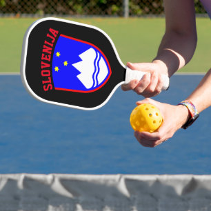 Raquette De Pickleball Armoiries de SLOVÉNIE