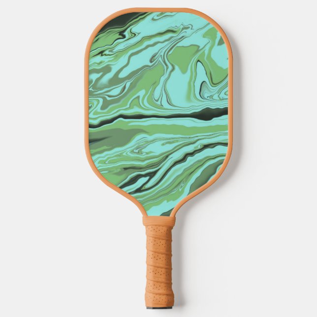 Raquette De Pickleball Arrière - plan Abstrait marbré (Recto)