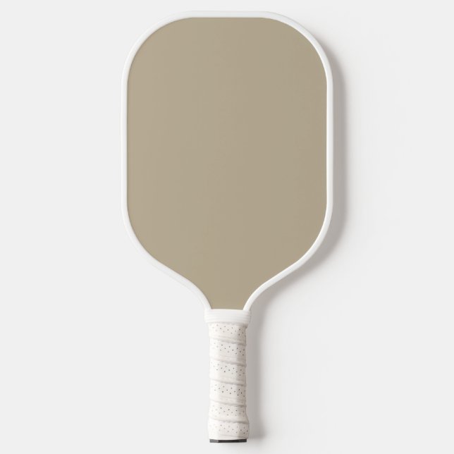 Raquette De Pickleball Arrière - plan beige clair doux - Design Mariage (Recto)