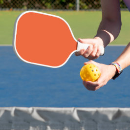 Raquette De Pickleball Arrière - plan orange vif