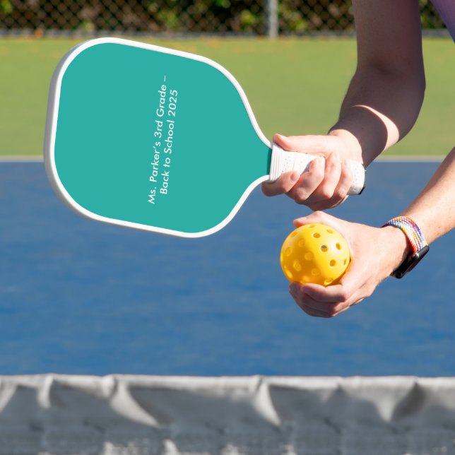 Raquette De Pickleball Arrière - plan Turquoise plat - Texture de retour  (Insitu)