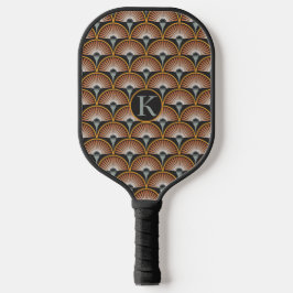 Raquette De Pickleball Art Déco Jazz Age Sunset Jukebox