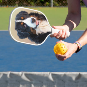 Raquette De Pickleball art du chien de montagne bernois