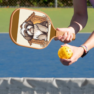Raquette De Pickleball Art du Shih Tzu