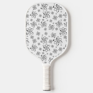Raquette De Pickleball Atoms Rétro Motif d'âge atomique