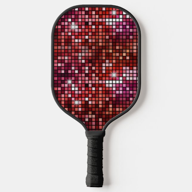 Raquette De Pickleball Balle Red Disco super Retro 70's (Verso)