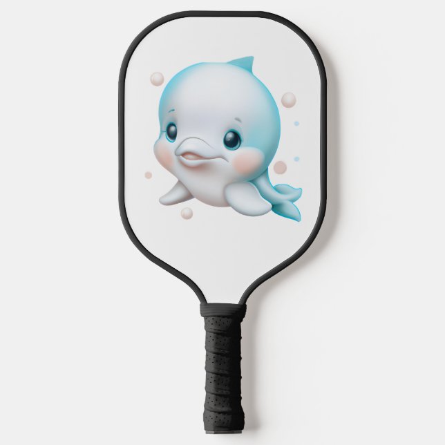 Raquette De Pickleball Bébé bleu mou Dauphin (Recto)