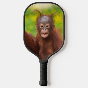 Raquette De Pickleball Bébé orang-outan blotti contre sa mère