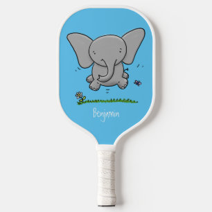 Raquette De Pickleball Belle adorable dessin d'éléphant bébé