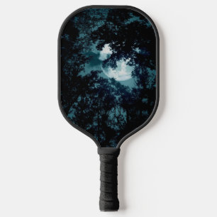Raquette De Pickleball Belle Lune qui coule avec les arbres