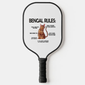 Raquette De Pickleball Bengale Amoureux des chats Dons Propriétaire De Ch