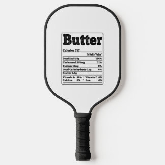 Raquette De Pickleball Beurre Faits Ingrédients Drôle Fodies Thanksgivin