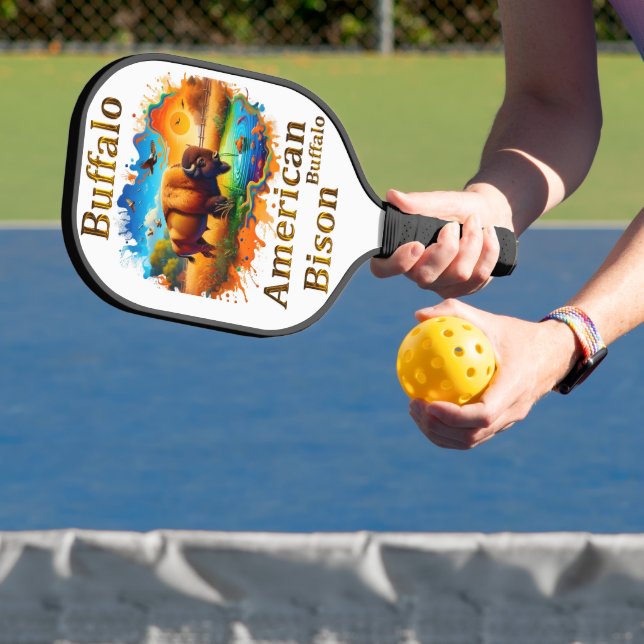 Raquette De Pickleball Bison de Buffalo américain (Insitu)